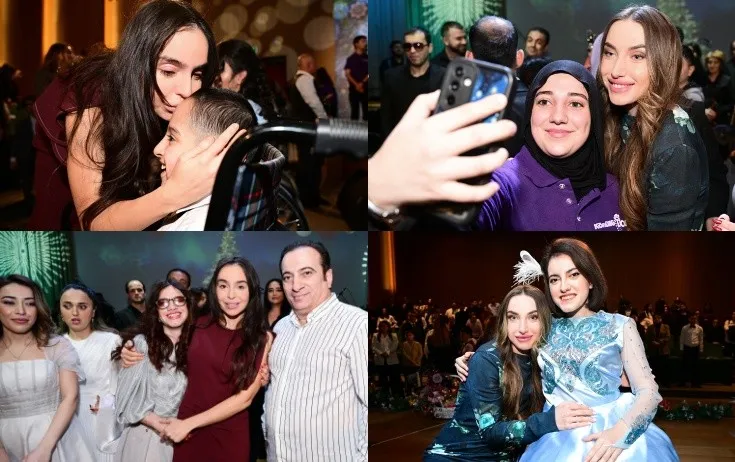 Leyla və Alena Əliyevalar DOST İnklüziv İnkişaf və Yaradıcılıq Mərkəzində - Fotolar