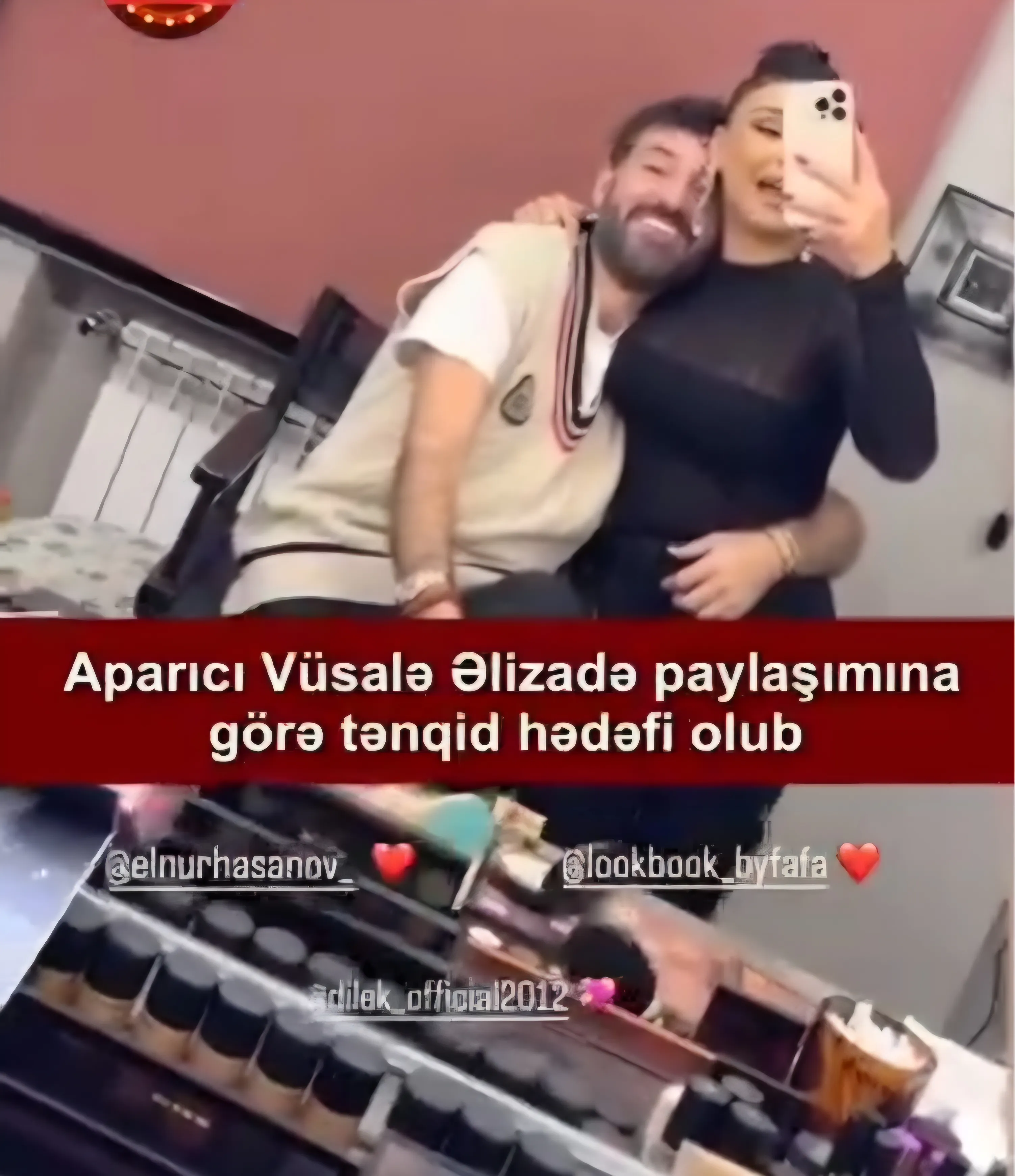 Vüsalənin bu görüntüsü olay oldu